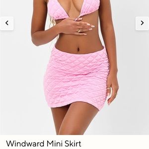 NWOT Frankies Bikinis Windward Mini Skirt
